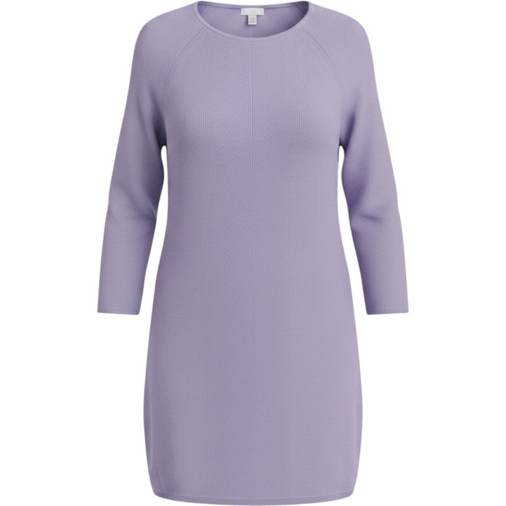 J. Jill Pure Jill Lavender Purple Rib Knit Tunic Sweater Cotton Blend 2X Womens